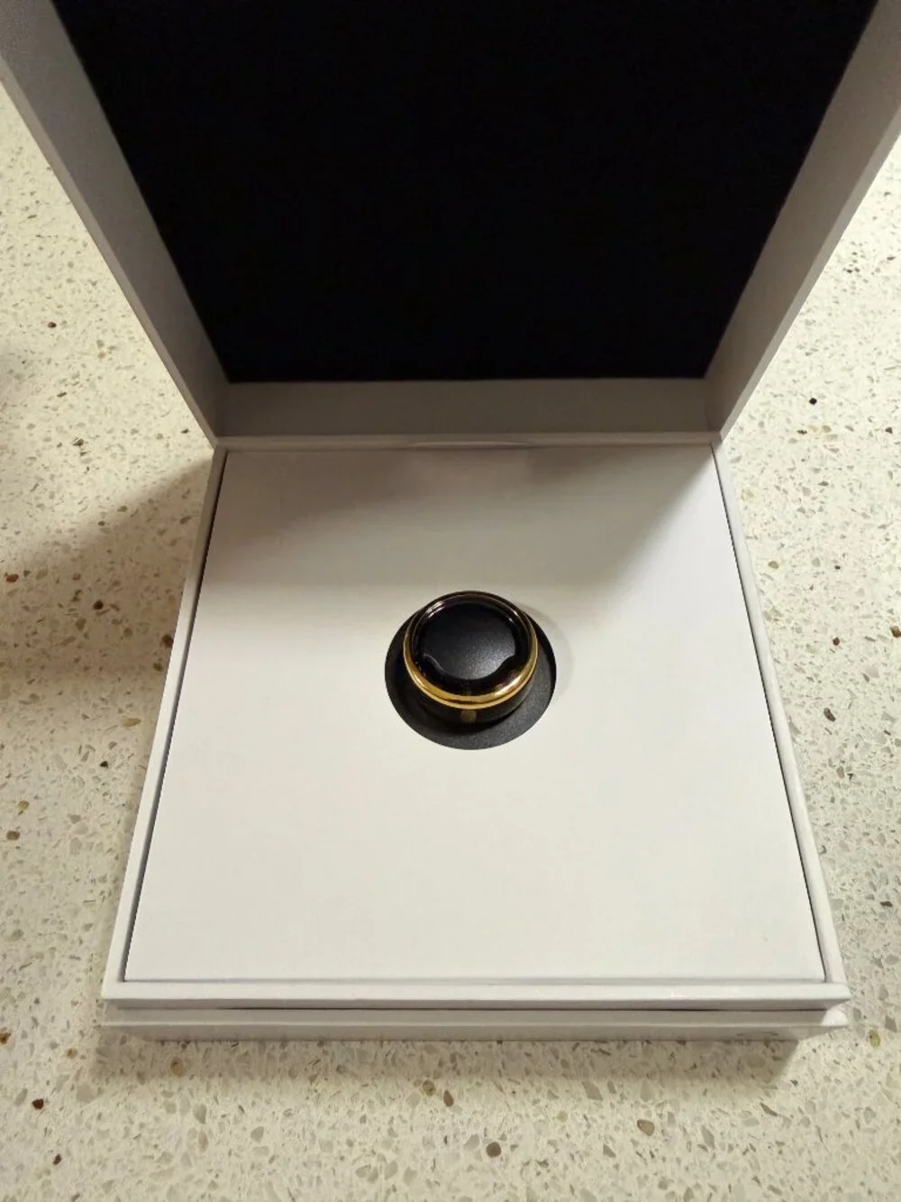 Oura Ring Gen3 Horizon Gold Size 7 New Unused with Charger